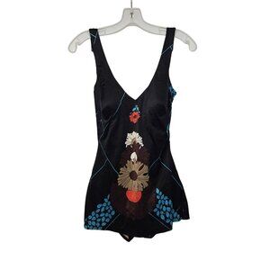 Vintage 70s 80s Swimdress Swimsuit Perfection Fit Roxanne B Cup Union Made S M